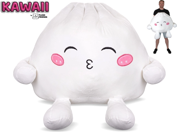 Plush Friends Kawaii plišasti cmok bao z našobljenimi usti 60 cm