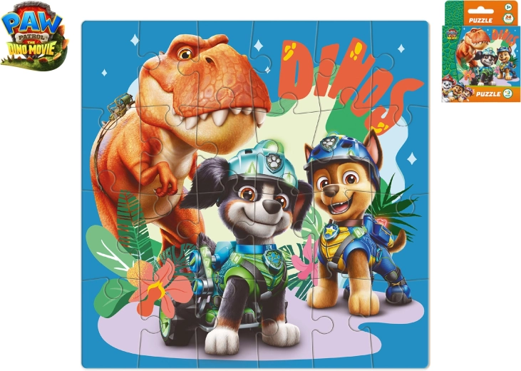 Sestavljanka Paw Patrol: The Dino Movie s T-Rexom Timmyjem, 24 delov