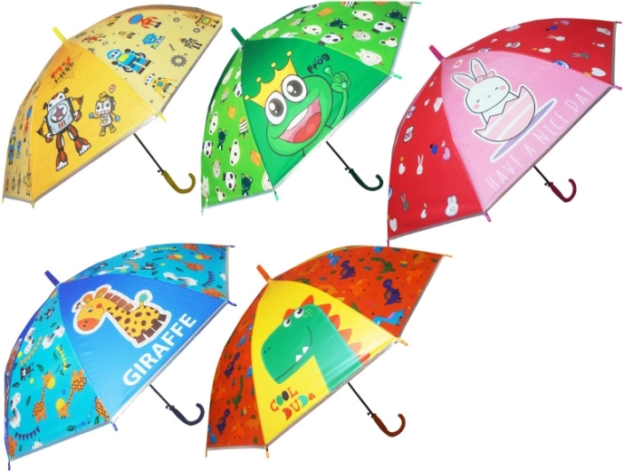 Otroški avtomatski dežnik Swede z barvnim motivom