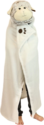 Grela kapucarica odeja ovčka z žepoma za tačke