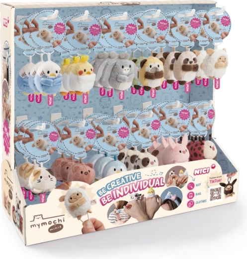 Nici MyMochi Minis Series 3 – zaslon s obeski 5 cm, 36 kosov, mix