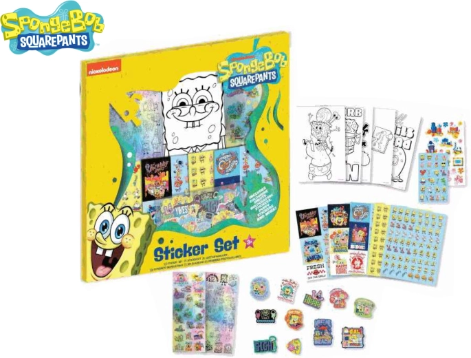 Komplet nalepk SpongeBob (500 kos)