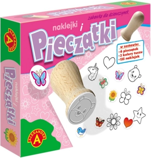 Komplet žigov in nalepk za deklice ALEXANDER