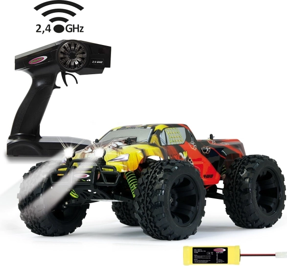 Jamara Tiger monster truck na daljinsko upravljanje 4WD 1:10 2,4 GHz z LED (NiMH) - 1 kos