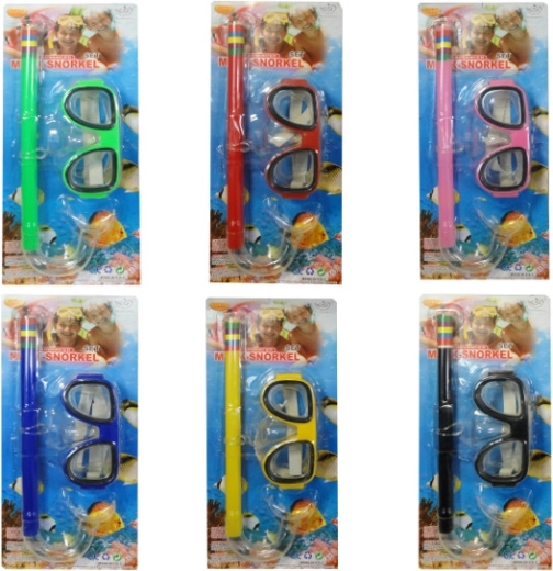 Potapljaška maska in dihalko – komplet