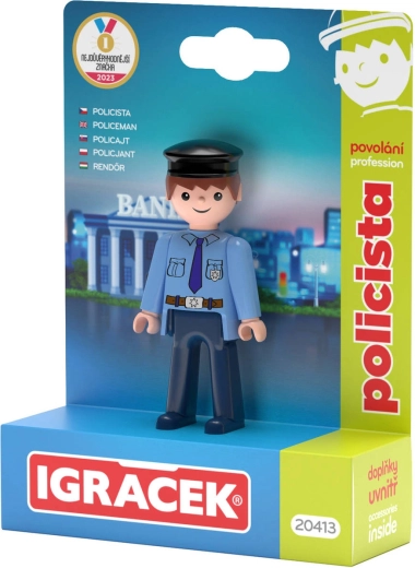 Efko Igráček policist – set poklica, figurica z dodatki