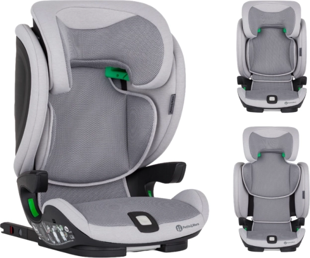 Petite&Mars avtosedež Elite Fix Pro i-Size Gentle Grey Air 100–150 cm