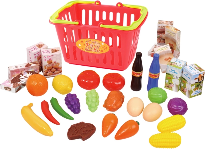 Playgo moj nakupovalni voziček – komplet 32 kosov