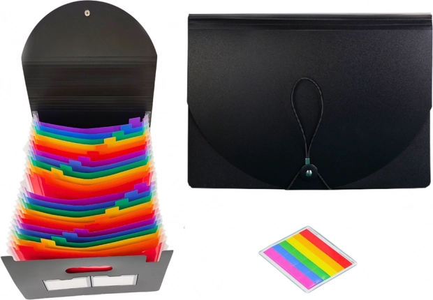 Delilna mapa z barvnimi zavihki A4 Dokumenti