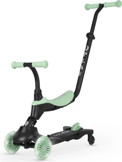 Qplay skiro in poganjalček Sema Evo z LED lučmi, jade green