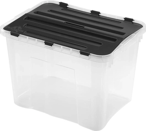 Plastična shranjevalna škatla z pokrovom HEIDRUN Classic 42 l
