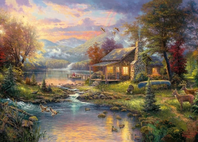 Sestavljanka Naravni raj 1000 kosov od Schmidta