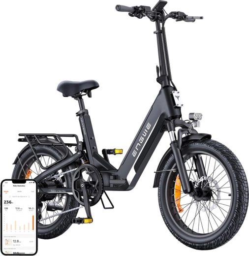 Električno kolo Engwe L20 3.0 Boost 250 W 20" črno