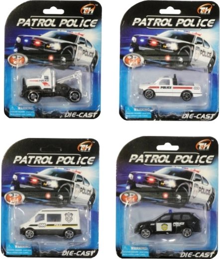 Policijski avtomobilček kovinsko-plastičen