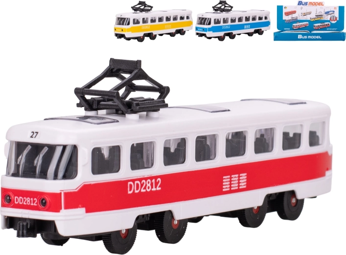 Otroški tramvaj na vztrajnik 17 cm