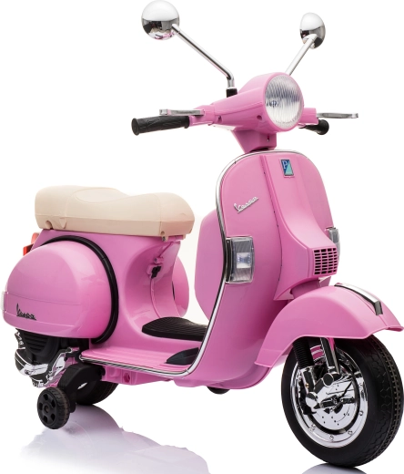 Otroški električni skuter Vespa PX150 roza