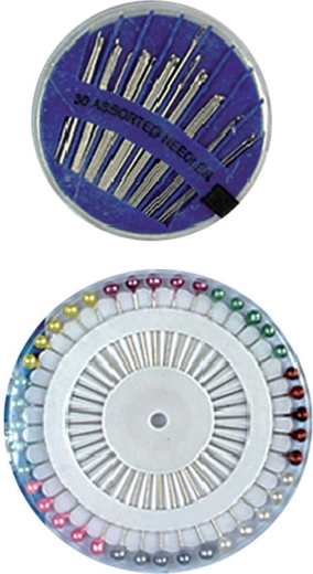 Komplet igel in bucik z biserno glavico