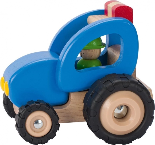 Leseni traktor Goki za otroke