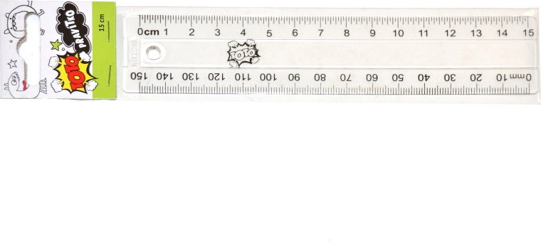 Prozorno ravnilo 15 cm