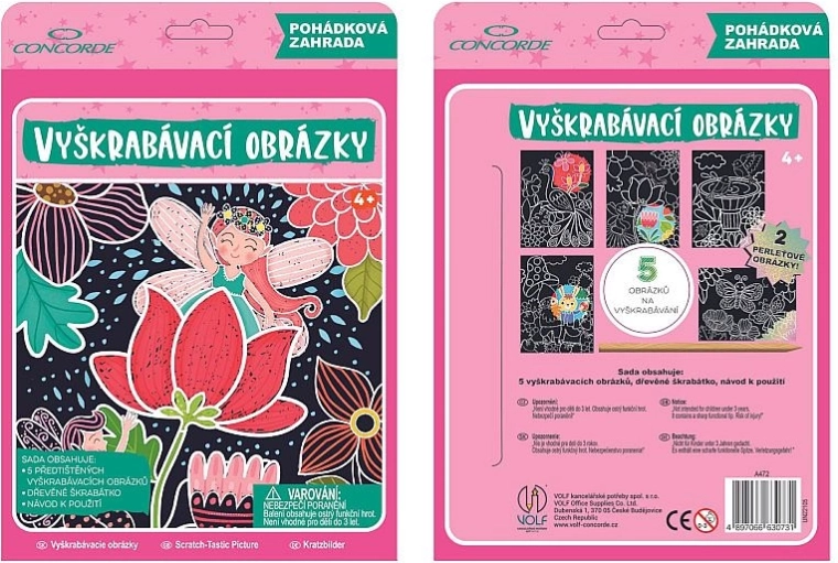 Praskankarske slike Concorde – pravljični vrt