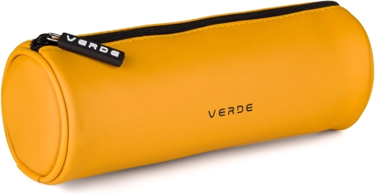 Okrogla peresnica etui VERDE gorčična