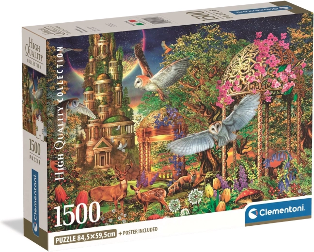Clementoni puzzle 1500 kosov Fantazijski vrt v gozdu