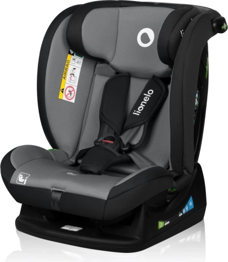 Lionelo Izzy i-Size otroški avtosedež 40–150 cm Black Grey
