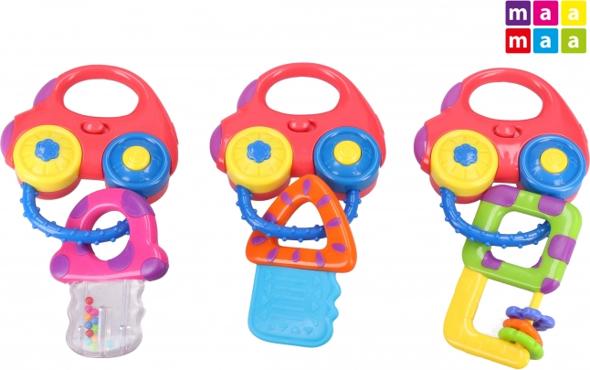 Otroški avtomobilski ključi s svetlobo in zvokom 18 cm