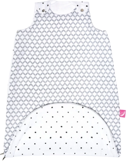 Otroška spalna vreča 2v1 MOTHERHOOD Zip‑a‑Round Grey Classics, 0,5 TOG, 3–18 mesecev