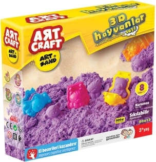 ART CRAFT kinetični pesek za izdelavo živalic 500 g