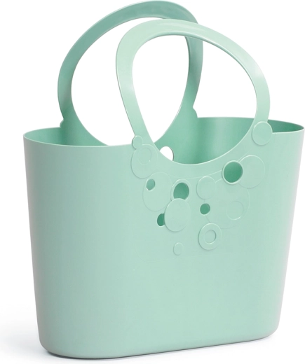 Plastična torba Lily 40 cm, žajbljeva – elegantna torbica za nakupe in prosti čas