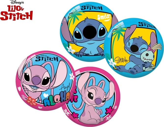 Otroška žoga Lilo in Stitch 11 cm - 1 kos