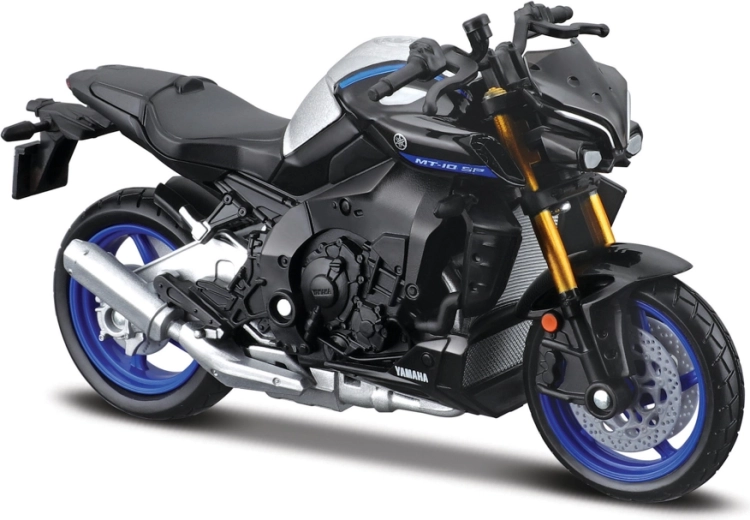 Maisto motocikel Yamaha MT-10 SP srebrno-črn 1:18