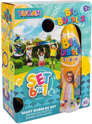 Komplet za velike milne mehurčke 6 v 1