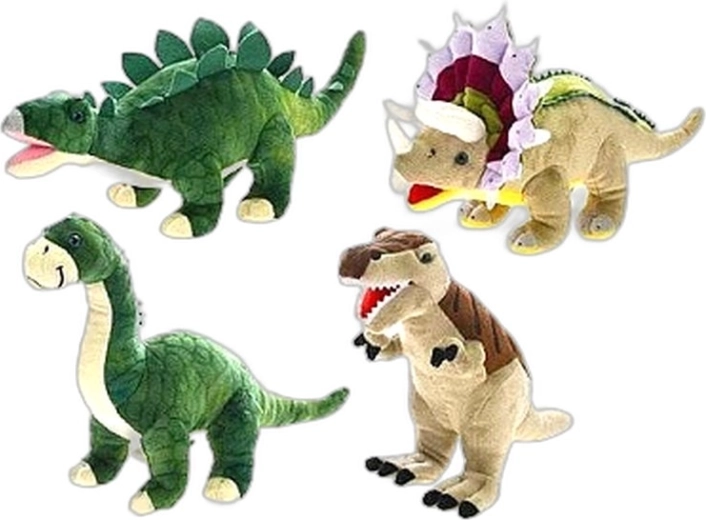 Dinoworld plišasti dinozaver 37 cm (4 vrste) – 1 kos