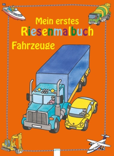 My first giant coloring book – vehicles