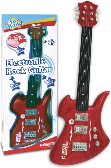 Bontempi rockovska kitara rdeča