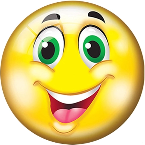 Otroška žoga z nasmejanim obrazom 23 cm