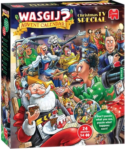 Jumbo Wasgij adventni koledar Božična TV-posebna oddaja