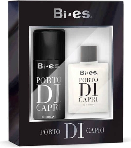 Bi-Es Porto di Capri moška darilna set – dezodorant 150 ml + voda po britju 100 ml