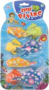 Potapljaške ribice za vodo – komplet 4 kos