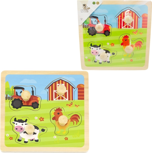 Lesene puzzle kmetija BABU