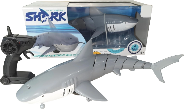 R/C morski pes na daljinsko upravljanje 1:10 Swimming Shark 2,4 GHz