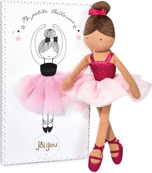 Doudou Jolijou Punčka balerina Isadora 35 cm