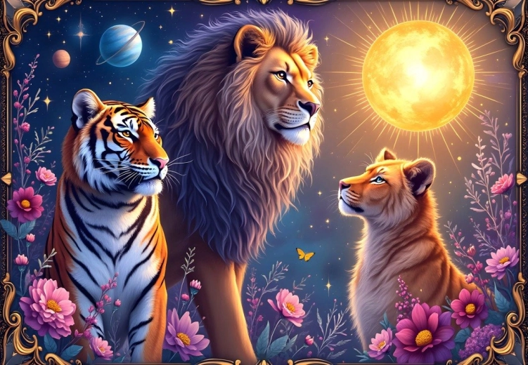 Sestavljanka Zverinski vesolje 1000 kosov