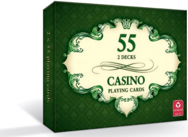 Kartični set casino 2×55 listov