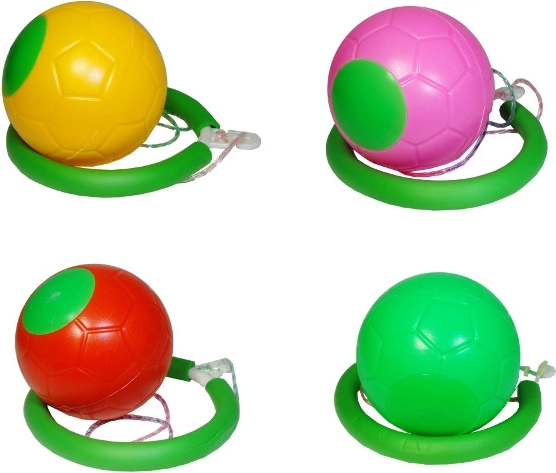 Skakalna žoga z obročem – spretnostna igrača za otroke
