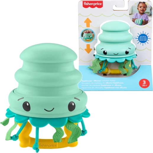 Senzorični ropotuljica meduza s silikonsko vzmetjo FISHER-PRICE