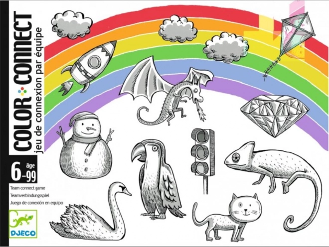 DJECO kartna igra Color Connect