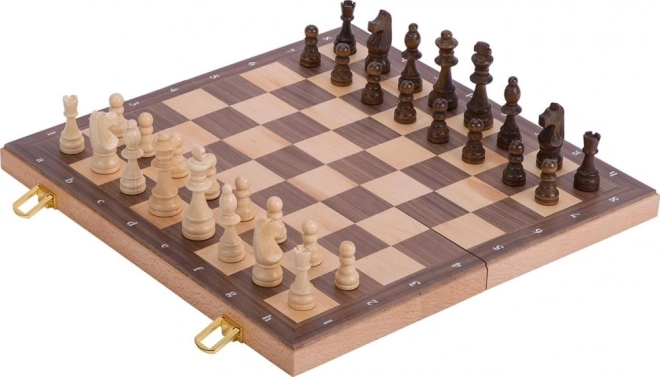 Wooden chess 38 × 38 cm